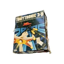 Vintage Boxed Tomy Tronic 3-D Planet Zeon Handheld Game 1983 Works picture