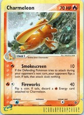 Charmeleon 99/97 Secret Rare Dragon Pokemon Holo Damaged picture