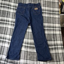 Wrangler Jeans Mens 38x31 Blue 936DEN Cowboy Cut Western Slim Fit Denim picture