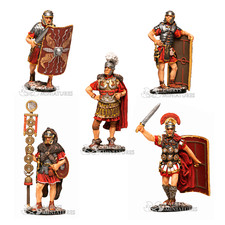 Roman Legio II Augusta Set of 5 figures Painted Tin Toy Soldier | Souvenir Level picture