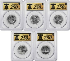 2026-P Semiquincentennial Quarter Set MS65 First Strike PCGS (Anniversary Label) picture