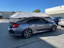 15ft x 7ft Foldable Car Roof Top Umbrella Tent Sunshade Cover Car Hood Shelter picture
