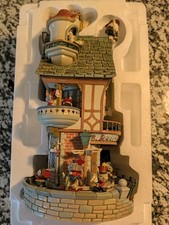 Enesco Enchanted Clocktower Vtg 1993 Animated Musical Display Works See Video picture