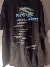 RARE 2007 WWE SUMMERSLAM OFFICIAL EVENT T-SHIRT – SIZE LARGE – NEVER WORN picture