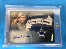 2022 Panini Donruss Fans of the Game Chuck Norris #FGCN Autographs NM picture