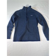Patagonia Better Sweater Quarter-Zip Fleece Pullover Navy Blue Women's Medium picture