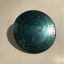 vintage 1989–1995 Mercury Cougar Special Edition Sail Panel Emblem picture