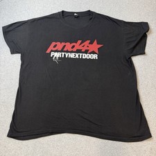 PartyNextDoor Black Sorry I’m Outside Tour T-Shirt Double Sided  XL picture