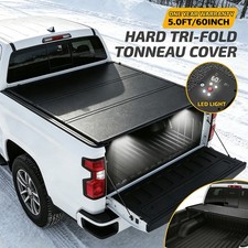 5.0FT Hard Tri-Fold Truck Bed Cover Fits 2015-2026 Colorado GMC Canyon picture