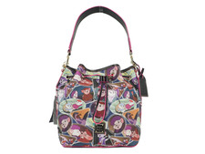 Dooney & Bourke Disney Rescuers Drawstring Bucket Shoulder Handbag picture