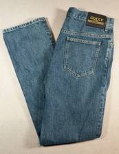 Gucci Regular Fit Washed Denim Blue Jeans Men’s Size 36 Authentic picture