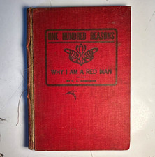 Rare One Hundred Reasons Why I Am a Red Man C.A. Robinson Indiana IORM Book used picture