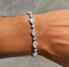 Givenchy Flex-inspired iced-out bracelet. 17cm + 4cm extension. picture