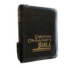 Christian Community Bible Catholic Pastoral Edition Zippered Cover, Tabbed picture