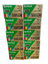 (Lot 10) FUJI VHS-C 20-Min Super HG Compact Videocassette New & Sealed picture