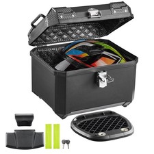Universal Waterproof 45L ABS Motorcycle Top Case Tail Bag Storage Solution picture