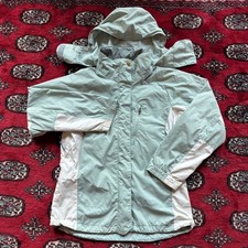 Columbia Vertex Core Interchange Jacket Womens Medium Sage Green Hooded Shell picture