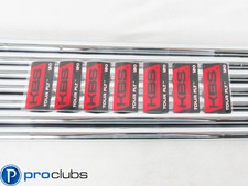 NEW KBS TOUR FLT 120 STIFF FLEX STEEL IRON SHAFTS 4-PW .355 TIP #512254 picture
