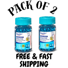 Equate Nighttime Sleep-Aid Softgels 50mg, 100 Ct, 2pk, Compare to Unisom® picture