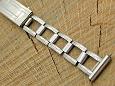 Vintage Everwear Stainless Watch Band Ratchet Deployment 14mm Ladies Pre-Owned picture
