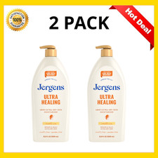 Jergens Ultra Healing Lotion Dry Skin Moisturizer Vitamins C E B5 33.8oz, 2 Pack picture