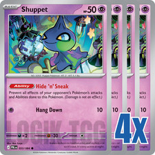 4x Shuppet 033/084 x4 - Pitch Black - Pokemon TCG - Playset picture