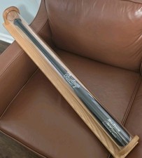 Mo Vaughn Autographed Bat Rawlings Big Stick Professional Model Black picture
