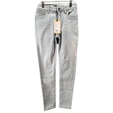 Prana Soma Jeans Womens 28 Blue Light Wash Organic Stretch Denim Skinny Slim NEW picture