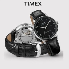 TIMEX Watch Men Automatic Mechanical Fashion Sports Waterproof Leather Strap picture