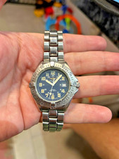 Breitling Colt Quartz A57035 Blue Dial Original Bracelet Swiss Watch picture