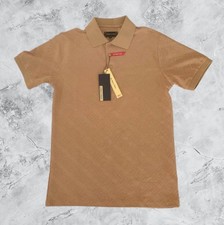 American Breed Polo Khaki Luxury Pattern Cotton Stretch Sz M, MSRP $99, ARHJQ-20 picture