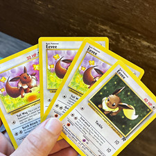 Pokemon TCG WOTC/Nintendo Jungle Eevee 51/64 3-Card Lot English 1999 Unlimited picture