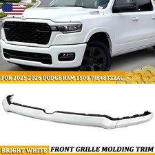 7JB48TZZAC Front Grille Trim Molding For 2025-2026 Dodge Ram 1500 Bright White picture