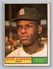 Bob Gibson 1961 Topps #211 Cardinals picture