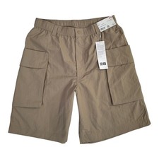 Uniqlo U Parachute Cargo Shorts Mens M Beige Nylon 467159 Lemaire NWT picture