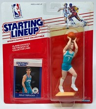 1989 KENNER STARTING LINEUP NBA BASKETBALL KELLY TRIPUCKA CHARLOTTE HORNETS MOC picture