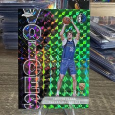 25-26 Topps Chrome - Voices Cooper Flagg #VS-6 Green Ge Refractor /99 (RC) Clean picture