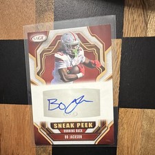 SAGE 2025 Sneak Peak Insert SPA-BO Bo Jackson Ohio State Buckeyes Auto picture