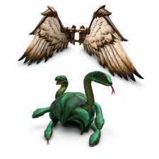 ROBLOX Medusa Snakes + Icarus Wings + 500 robux CODE SENT ASAP picture