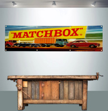 MATCHBOX 2' X 8' BANNER FLAG picture