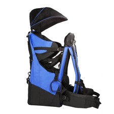 ClevrPlus Deluxe Outdoor Child Backpack Baby Carrier Light Outdoor Hiking, Blue picture