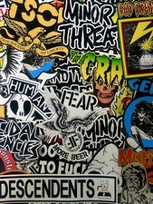 Punk Rock Sticker Lot - Ramones Rancid Dead Kennedy’s Fear picture