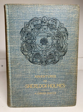1892 SHERLOCK HOLMES 1st AMERICAN 2nd STATE ORIGINAL CLOTH 16 PLATES DOYLE picture