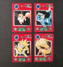 pokemon Japanese zukan mini cards Eevee Vaporeon Jolteon Flareon picture