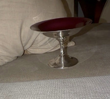 VINTAGE REED & BARTON #141 Silver Pedestal Compote Bowl picture