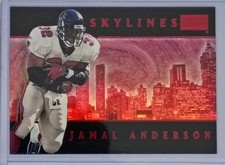 2000 Fleer Skybox Skylines Star Rubies Jamal Anderson SP #25/50 picture