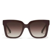 QUAY Women's ICY NO-NS-2186 Espresso Brown Square Frame/Brown Lenses Sunglasses picture