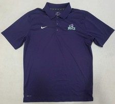 Nike Florida Southwestern FSW Bucs Golf Polo Dri-FIT Shirt Mens L Purple picture