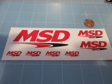 MSD-SMALL SHEET Sticker / Decal  ORIGINAL OLD STOCK picture