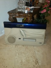 03-10 VW OEM Volkswagen Beetle Convertible Pass Door Panel Dark Blue Read Desc picture